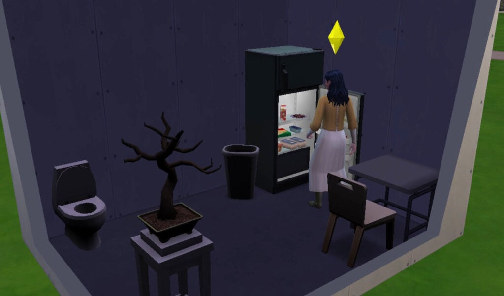 Let's Try The Sims 4 One Tile Box Challenge (Rules & Playthrough) 4 One Tile Box Challenge- Bare minimum