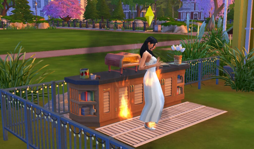 Let's Try The Sims 4 One Tile Box Challenge (Rules & Playthrough) 22 One Tile Box Challenge- Fire