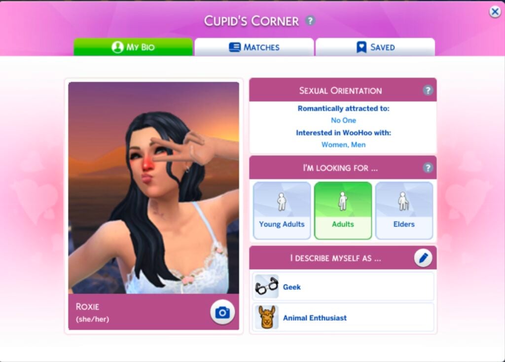 Let's Try The Sims 4 One Tile Box Challenge (Rules & Playthrough) 9 One Tile Box Challenge- Cupids Corner Profile