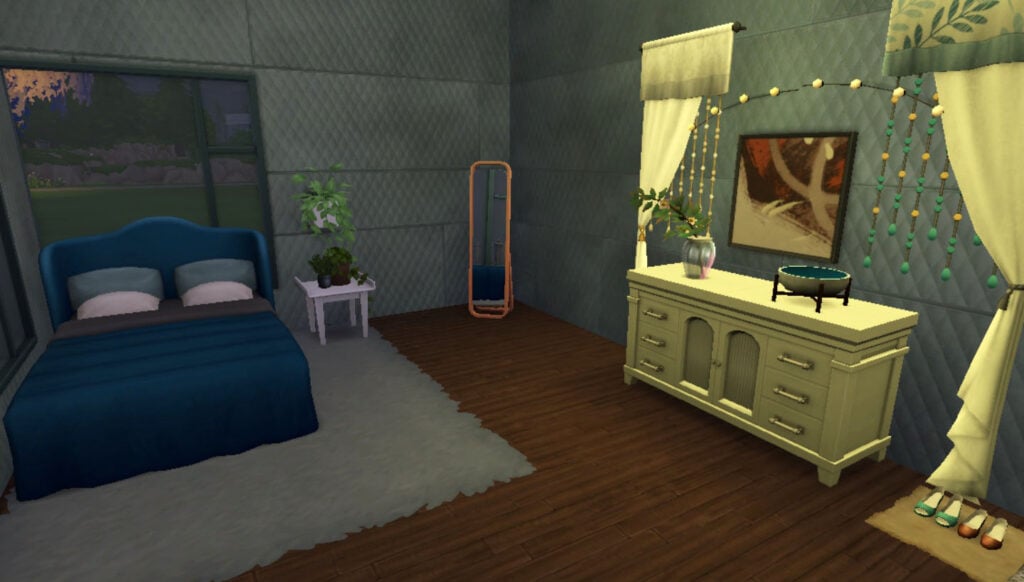 Let's Try The Sims 4 One Tile Box Challenge (Rules & Playthrough) 26 One Tile Box Challenge- Bedroom