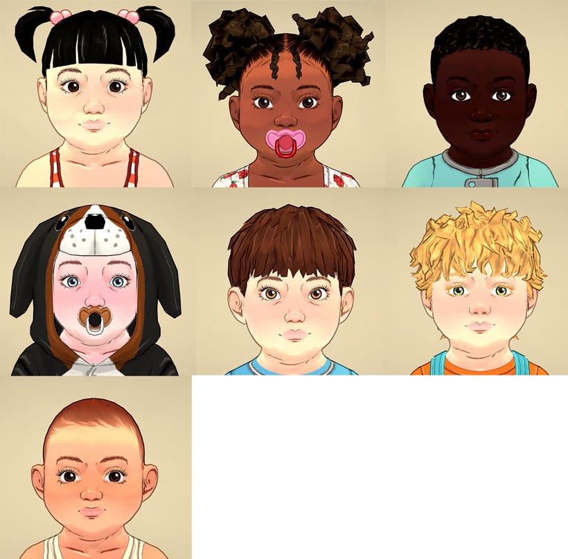ABSOLUTELY ADORABLE: Paralives Babies and Toddlers Content Reveal! 22 ParalivesBabyFaces