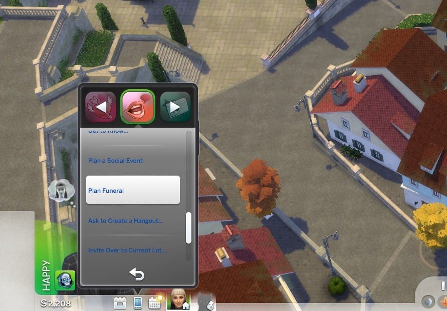 How to Create a Funeral in The Sims 4 Life and Death 4 Plan Funeral on phone