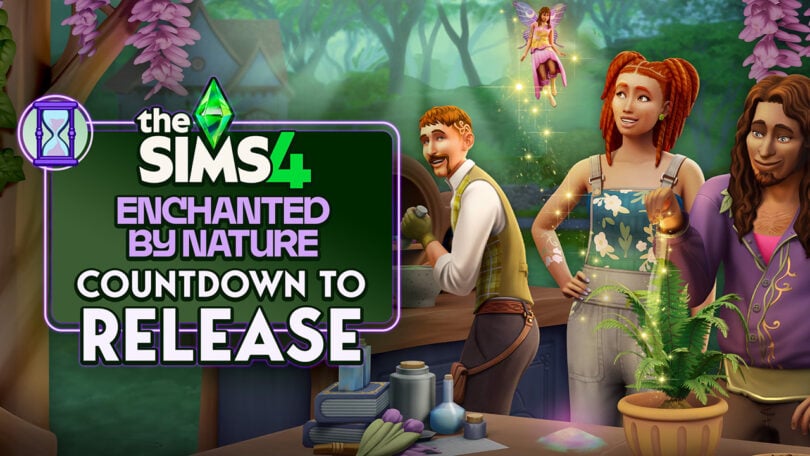SIMS 4 Enchanted By Nature Release Countdown fE