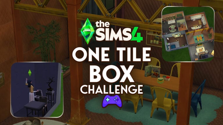 Let’s Try The Sims 4 One Tile Box Challenge (Rules & Playthrough)