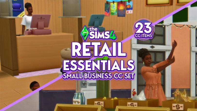 SIMS 4 Retail Essentials CC Set FE