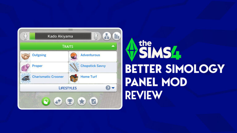 The Sims 4 Better Simology Panel Mod Review