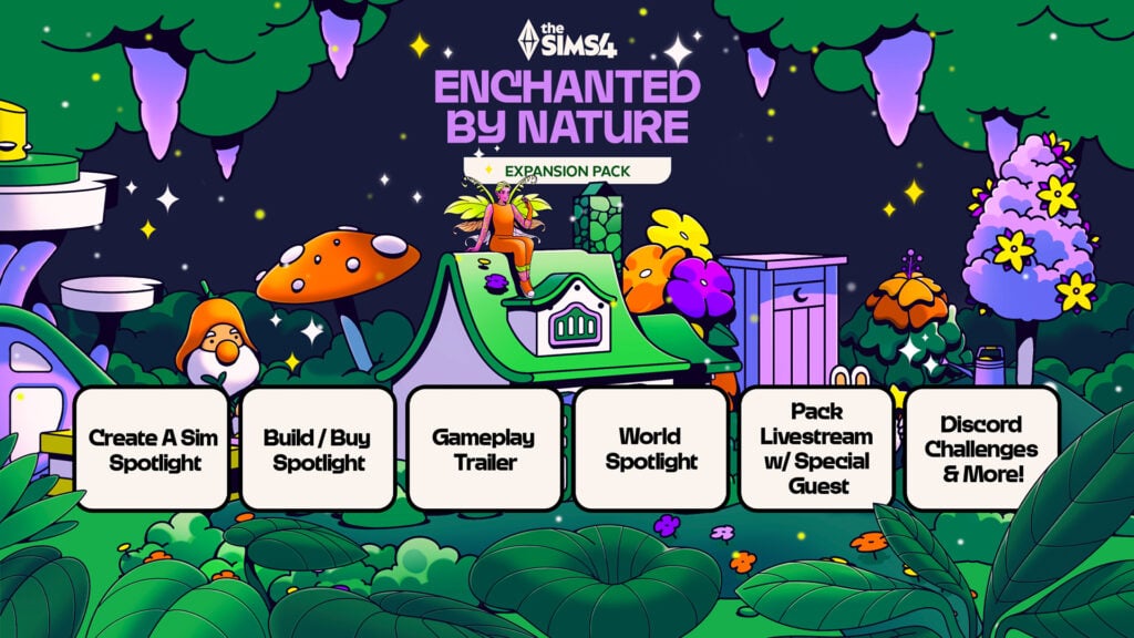 The Sims 4 Enchanted by Nature News Cycle Revealed in a Roadmap 2 TS4 Encahnted by Nature Spotlights