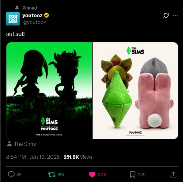 The Sims Youtooz Collaboration X Post