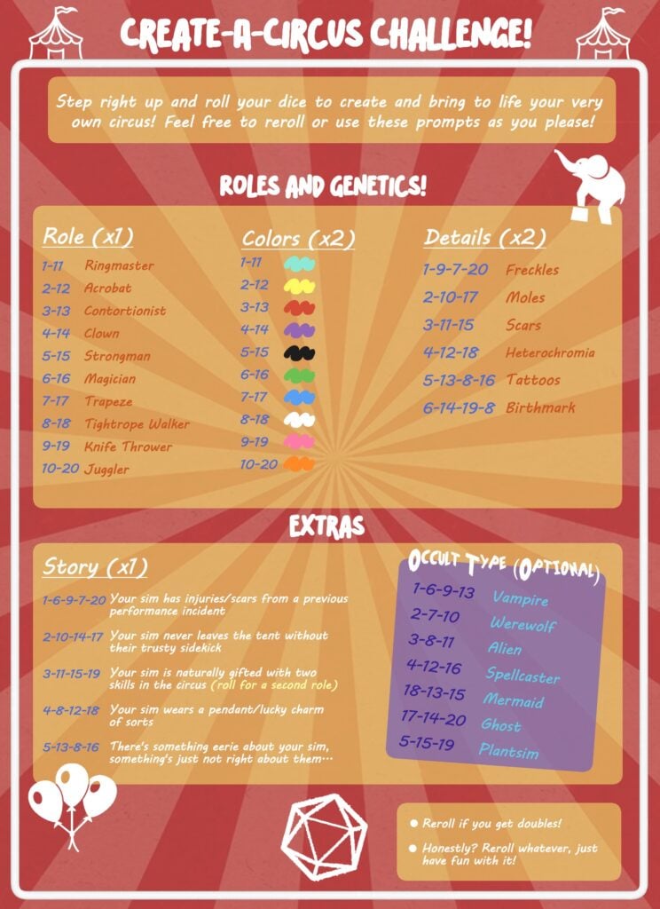 The Sims 4 Circus Community Content: CC, Mods and Challenges 29 j3llyfishcircus