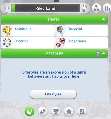 The Sims 4 Better Simology Panel Mod Review 5 personality panel