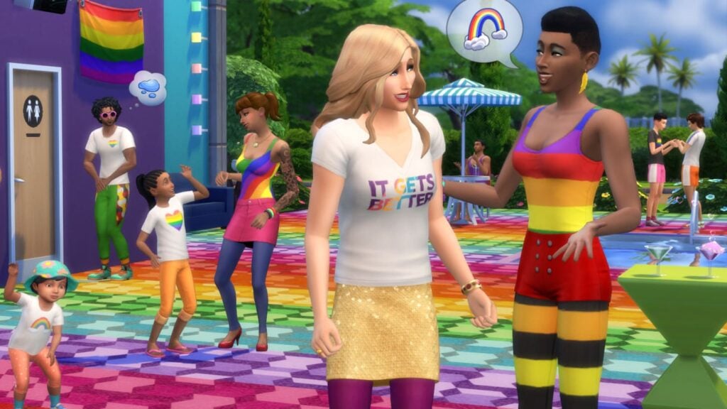 LGBTQ+ History of The Sims Franchise 2 pride