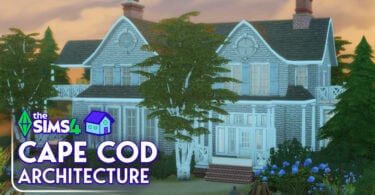 sims 4 cape cod architecture