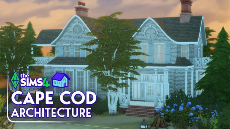 The Sims 4 Cape Cod Architecture: It’s a Shore Thing