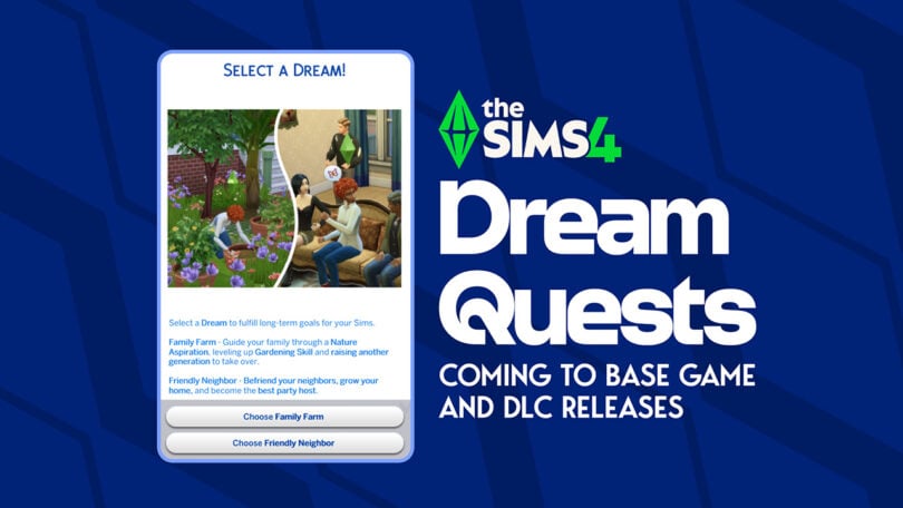 sims 4 dream quests fe
