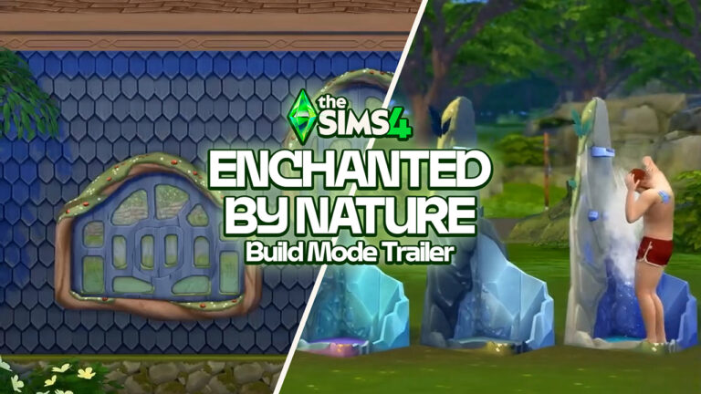 The Sims 4 Enchanted by Nature Build Trailer: Bringing the Outside in!