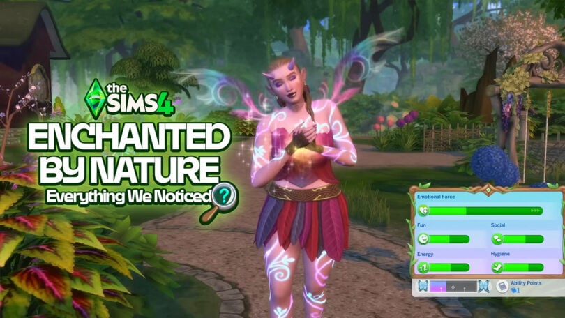 sims 4 enchanted by nature everything we noticed fe gameplay