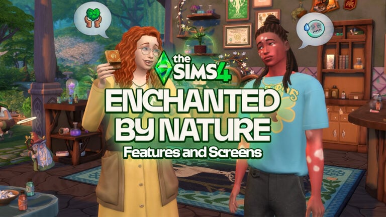 The Sims 4 Enchanted by Nature Features and Official Screens