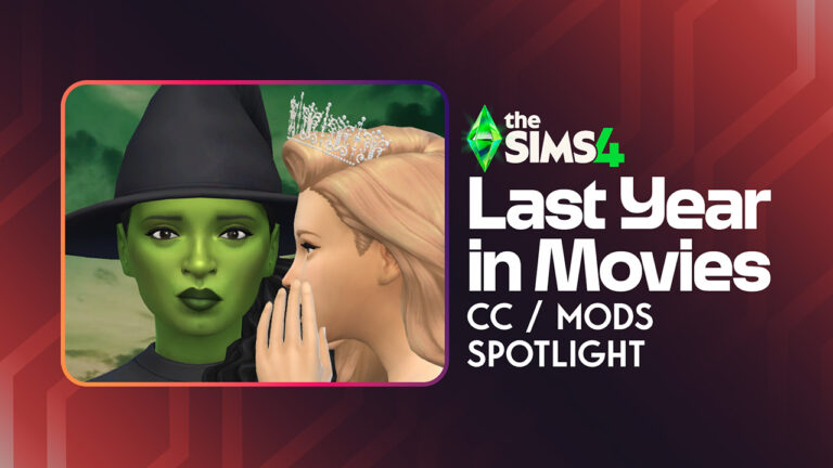 The Last Year in Movies in The Sims 4: CC & Mods Spotlight