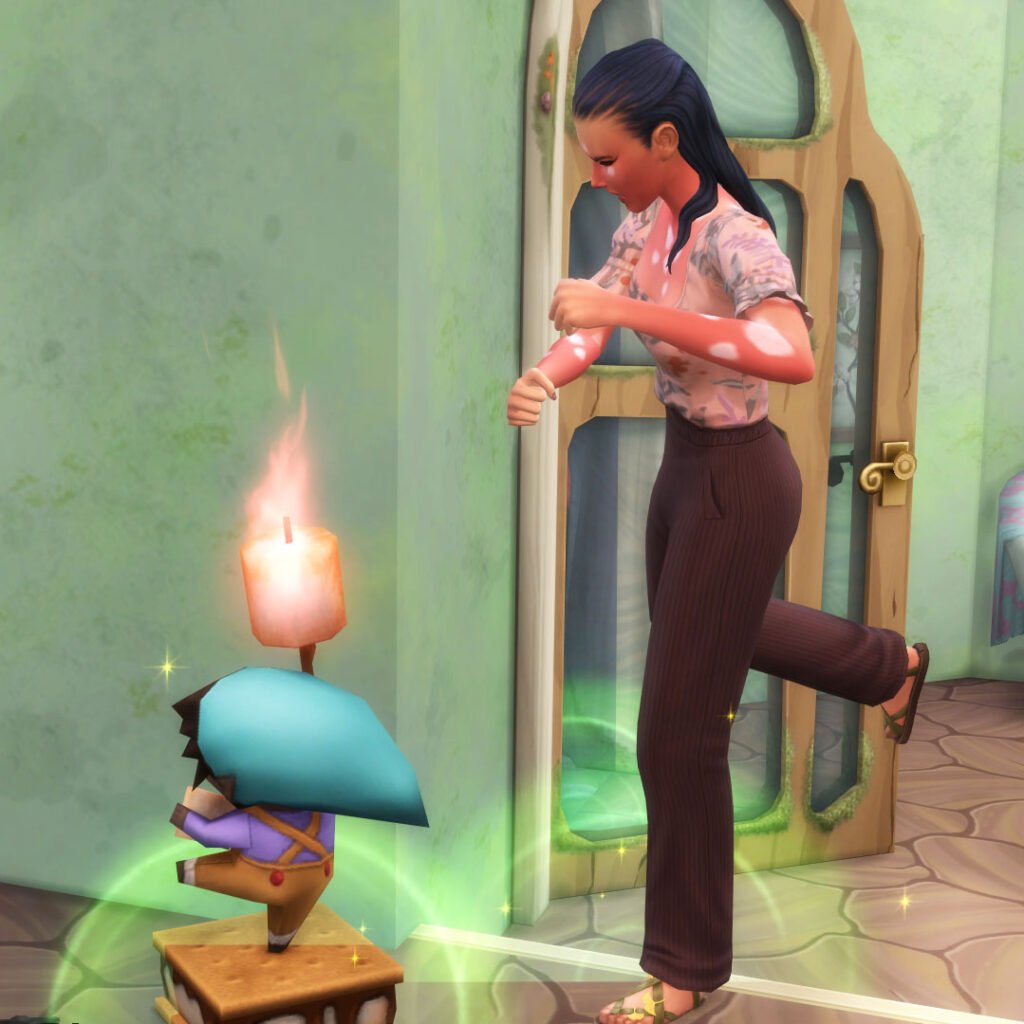 Cure What Ails You with The Apothecary Skill in The Sims 4 Enchanted by Nature 17 The Apothecary Skill The Sims 4 Enchanted by Nature, Kicking Gnome
