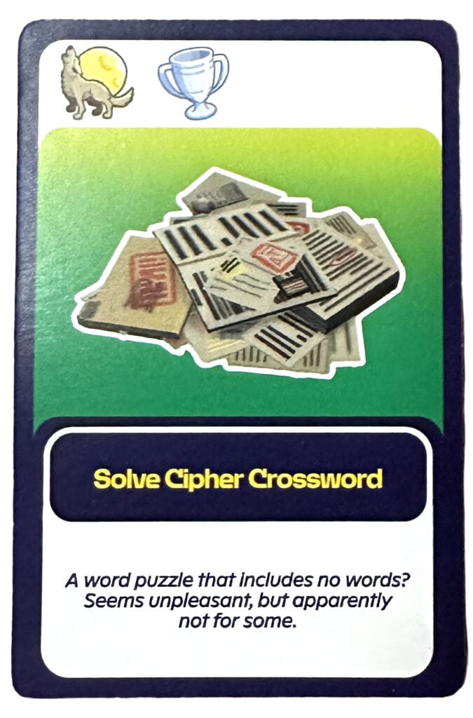 The Sims Board Game- Action card