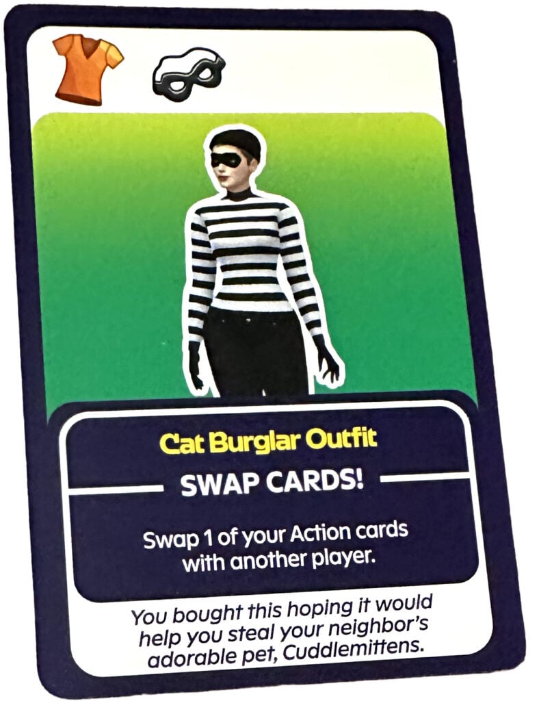 The Sims Board Game, Swap cards Action Card