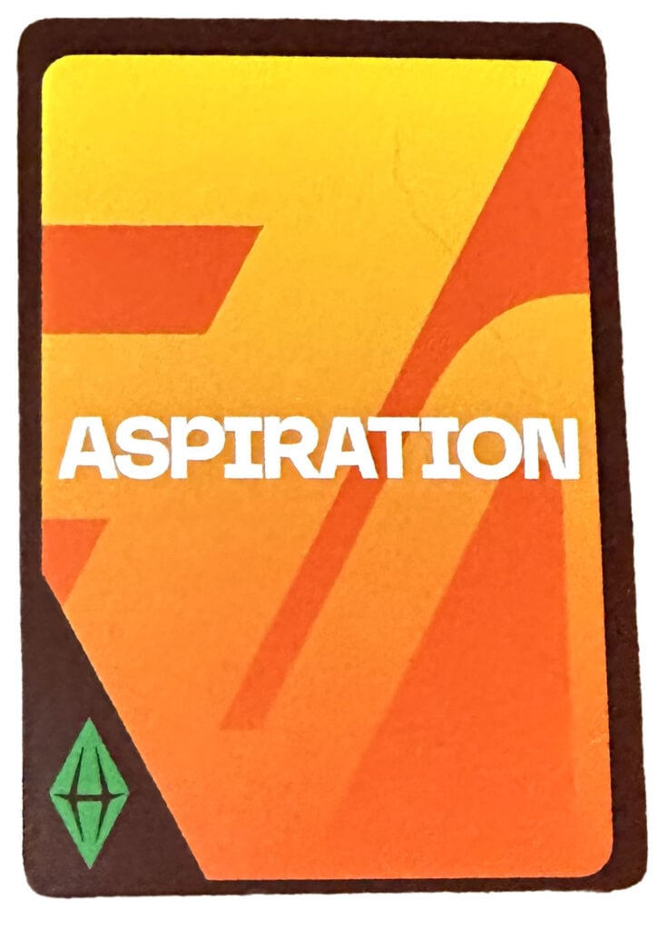 The Sims Board Game, Aspiration card