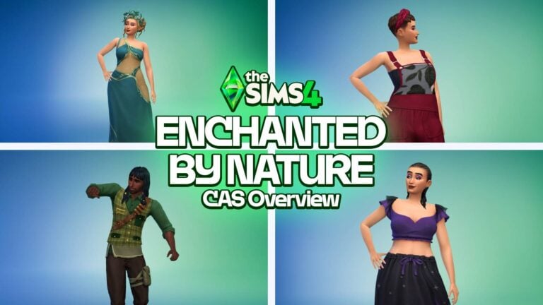 The Sims 4 Enchanted by Nature CAS Overview: Wings & Things