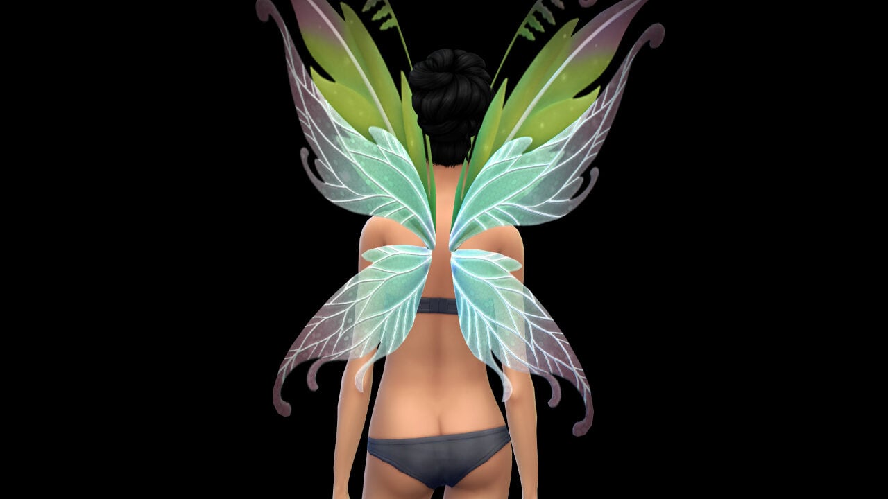 The Sims 4 Enchanted by Nature CAS Overview: Wings & Things 258 FEMWING 10 edited