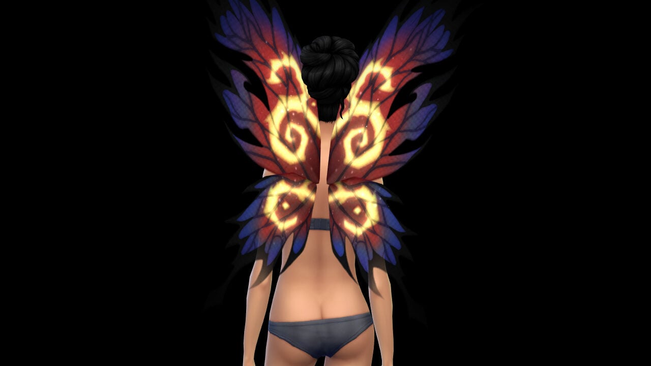 The Sims 4 Enchanted by Nature CAS Overview: Wings & Things 261 FEMWING 13 edited