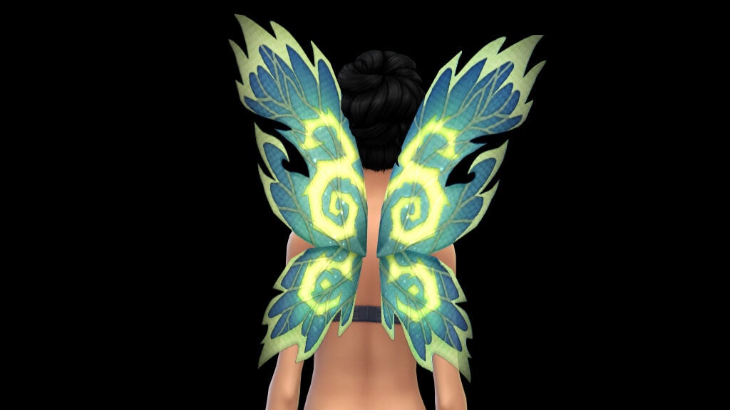 The Sims 4 Enchanted by Nature CAS Overview: Wings & Things 262 FEMWING 14 edited