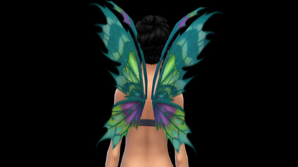The Sims 4 Enchanted by Nature CAS Overview: Wings & Things 264 FEMWING 16 edited