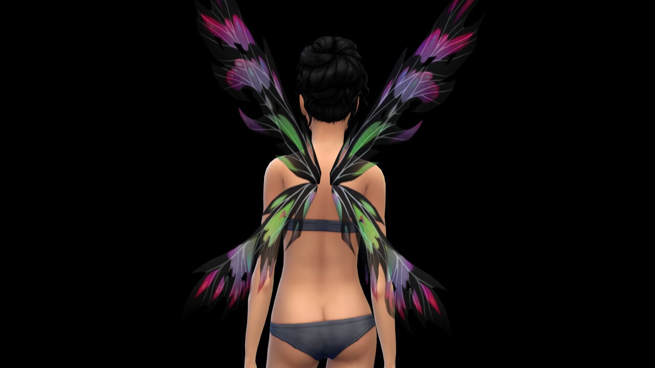 The Sims 4 Enchanted by Nature CAS Overview: Wings & Things 267 FEMWING 19 edited