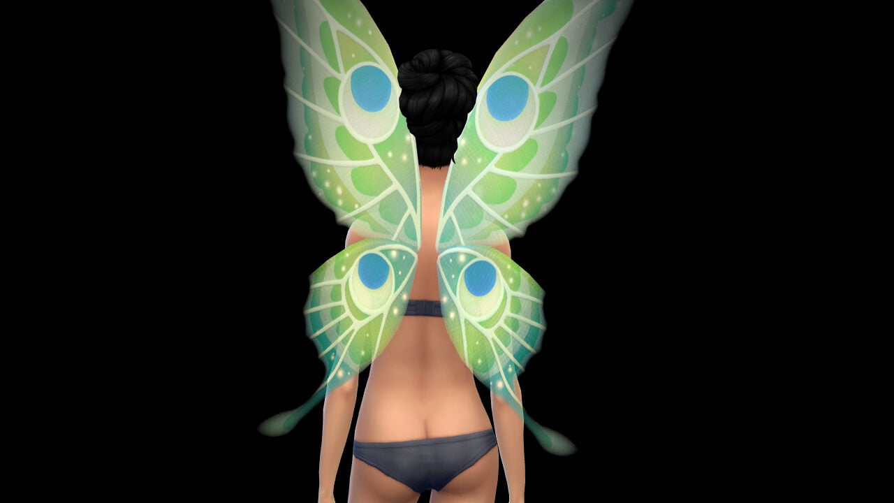 The Sims 4 Enchanted by Nature CAS Overview: Wings & Things 269 FEMWING 21 edited