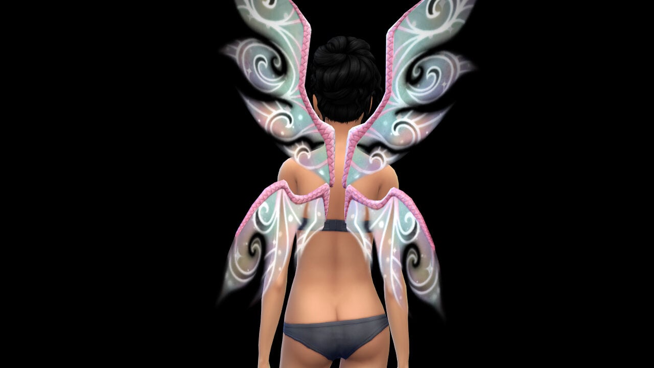 The Sims 4 Enchanted by Nature CAS Overview: Wings & Things 273 FEMWING 25 edited