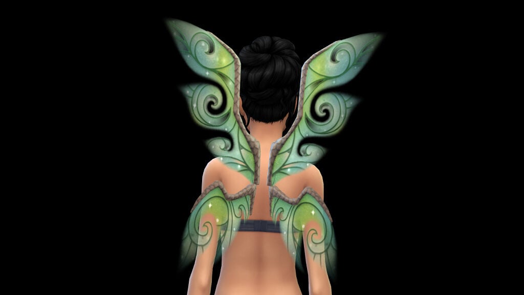 The Sims 4 Enchanted by Nature CAS Overview: Wings & Things 274 FEMWING 26 edited
