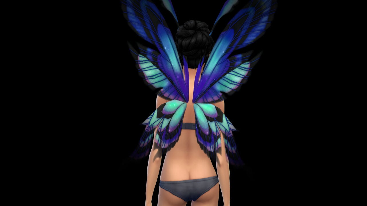 The Sims 4 Enchanted by Nature CAS Overview: Wings & Things 253 FEMWING 5 edited
