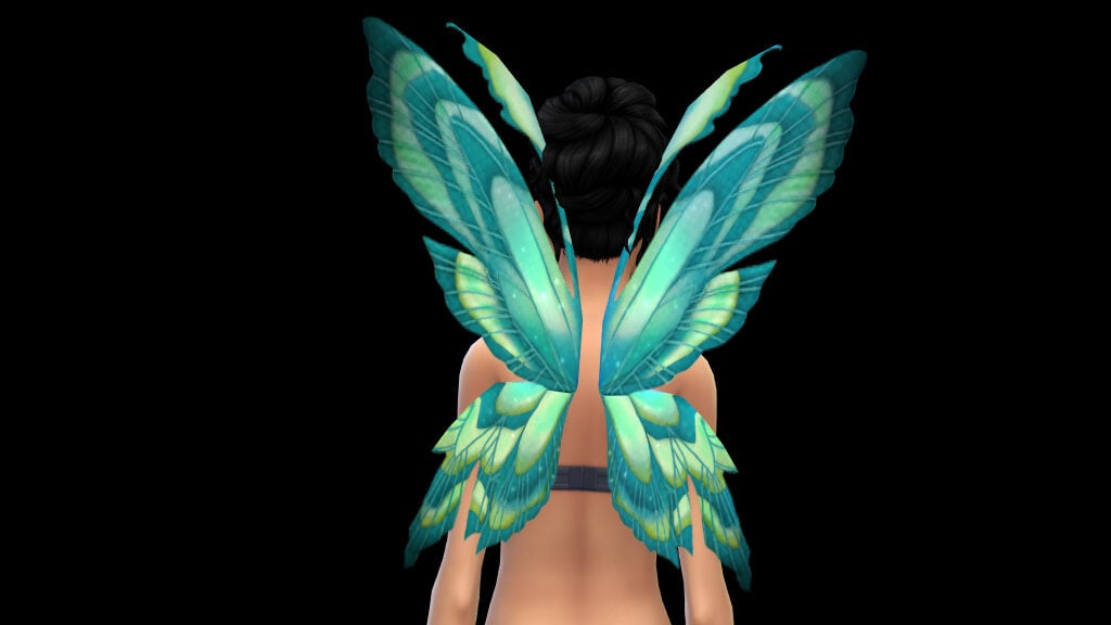 The Sims 4 Enchanted by Nature CAS Overview: Wings & Things 254 FEMWING 6 edited