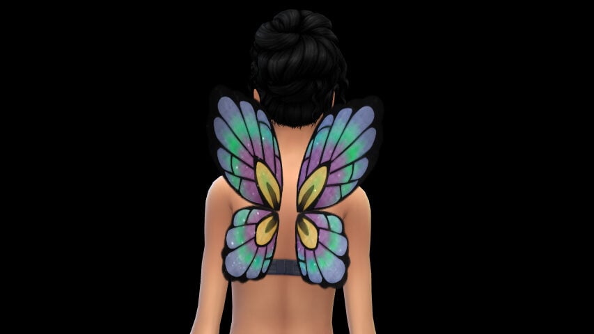 The Sims 4 Enchanted by Nature CAS Overview: Wings & Things 256 FEMWING 8 edited