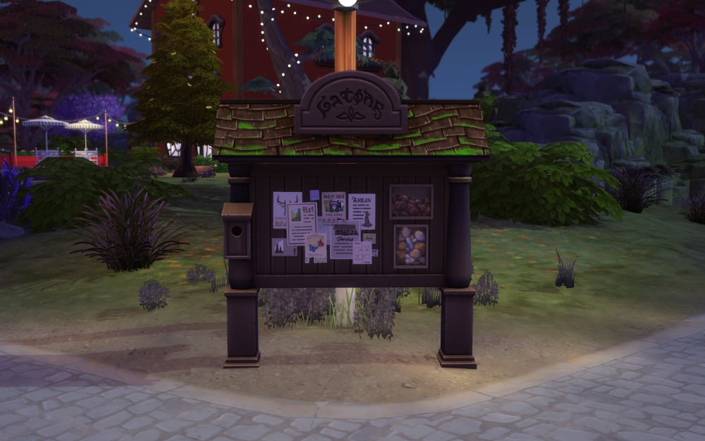 The Sims 4 Enchanted by Nature Collection Guide 8 Fables quest board