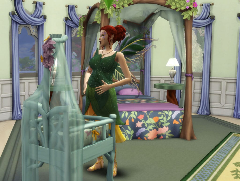 The Sims 4 Fairies Care Guide 7 Sims 4 Fairies in The Sims 4 Enchanted by Nature, Giving Birth