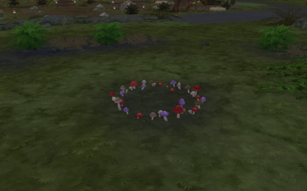 Spinning a Tale: Guide to Fables in The Sims 4 Enchanted by Nature 30 Mushroom fairy ring