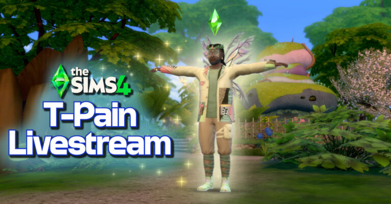 Upcoming Sims 4 T-Pain Livestream With Surprise Announcement!