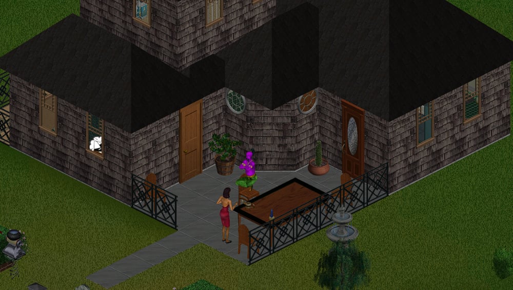 Sim talking to genie