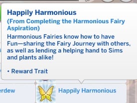 The Sims 4 Enchanted by Nature Aspirations Guide 9 HappilyHarmoniousRewardTraits