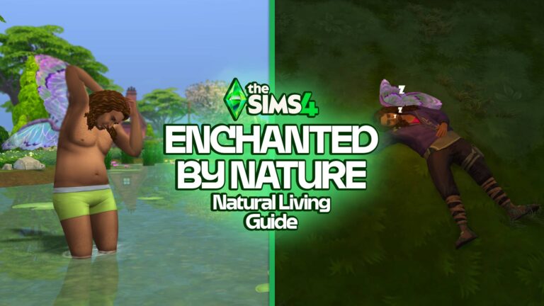 Natural Living Skill in The Sims 4 Enchanted by Nature