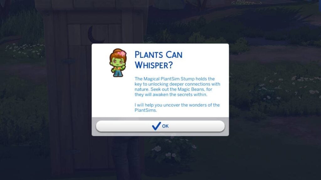 The Sims 4 Nature's Calling Event Week 4 Guide 24 Plants can whisper