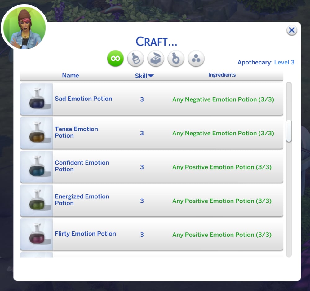 The Sims 4 Enchanted by Nature Collection Guide 11 Potions