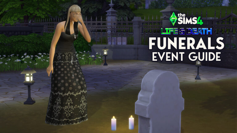 How to Create a Funeral in The Sims 4 Life and Death