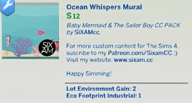 The Sims 4 Baby Mermaid & The Sailor Boy CC Pack Overview 31 Screenshot 2025 07 02 145403