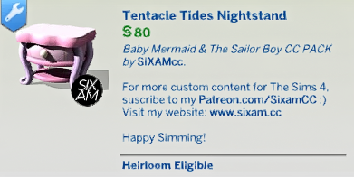 The Sims 4 Baby Mermaid & The Sailor Boy CC Pack Overview 24 Screenshot 2025 07 02 145434
